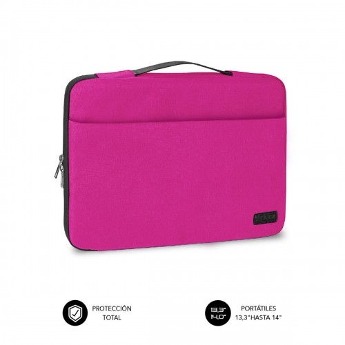 Klēpjdatora Futlāris Subblim Funda Ordenador Elegant Laptop Sleeve 13,3-14" Pink image 1