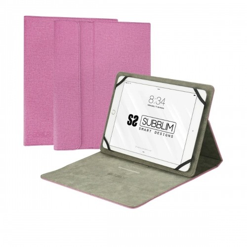 Planšetdatora Vāks Subblim Funda Tablet Clever Stand Tablet Case 10,1" Pink image 1