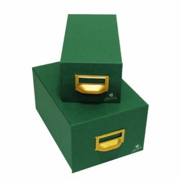 Atkārtoti uzpildāms glabāšanas trauks Mariola GELTEX 12,5 x 9,5 x 25 cm Zaļš Kartons