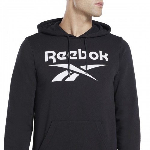 Vīriešu Sporta Krekls ar Kapuci Reebok I FT BIG LOGO OTH H54788  Melns image 4