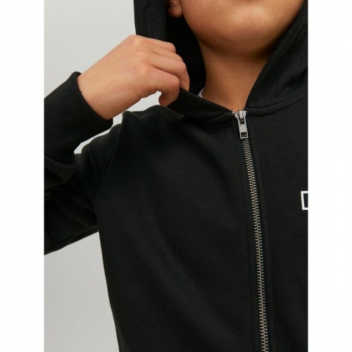 Bērnu Sporta Krekls ar Kapuci Jack & Jones JCOSPACE LOGO SWEAT 12221210 Melns image 2