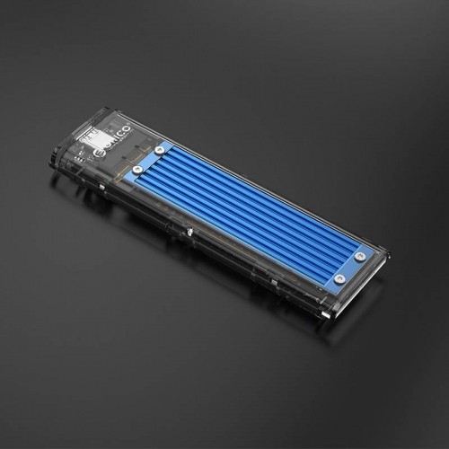 Enclosure SDD M.2 Orico, NVME, USB-C 3.1 Gen.2, 10Gbps (blue) image 3