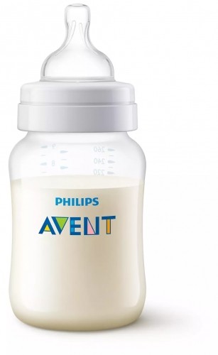 Philips Avent Pretkoliku barošanas pudelīte 260 ml, lēnas plūsmas knupītis, 1m+ - SCY103/01 image 1