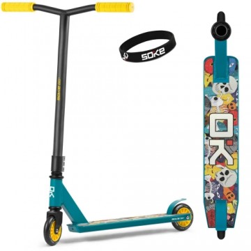 Skrejritenis SOKE GO! (1543) Yellow/Blue (Skull) 100mm