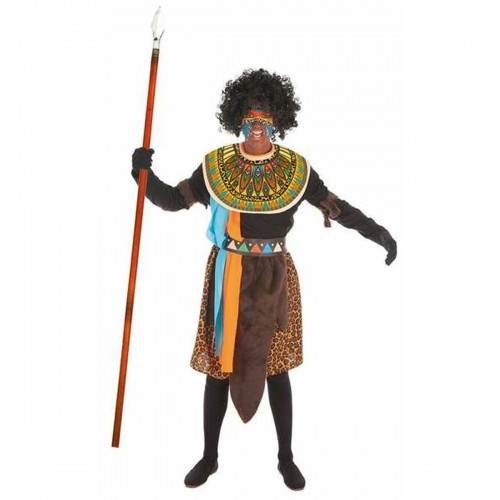 Bigbuy Carnival Svečana odjeća za odrasle Āfrikas vīrietis (4 Daudzums) image 1