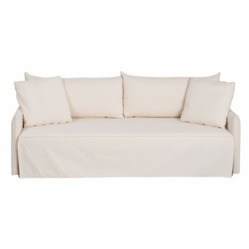 Bigbuy Home Izvelkams dīvāns 200 x 94 x 86 cm Sintētiska Auduma Krēmkrāsa