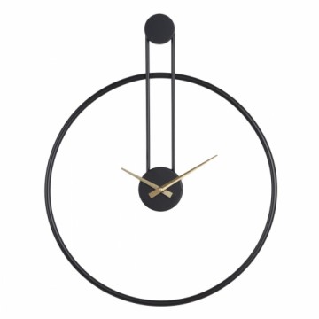 Bigbuy Home Sienas pulkstenis 50 x 5 x 62 cm Melns Metāls