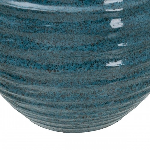Bigbuy Garden stādītājs 39 x 39 x 37 cm Keramika Zils image 2