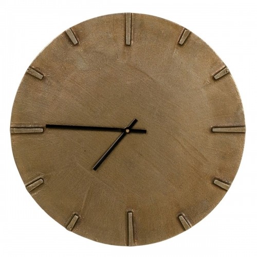 Bigbuy Home Sienas pulkstenis 38 x 1 x 38 cm Bronza Alumīnijs image 1