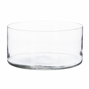 Bigbuy Home Galda rotājums Stikls Caurspīdīgs 25 x 25 x 12,5 cm