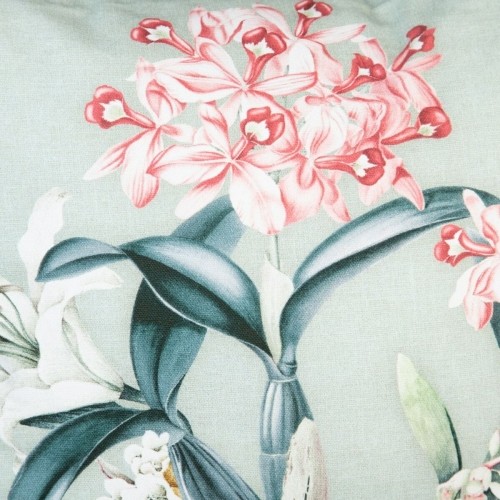 Bigbuy Home spilvens Tirkīzs 45 x 45 cm 100% kokvilnas Orhideja image 3