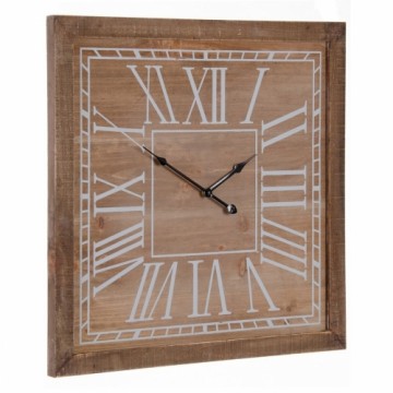 Bigbuy Home Настенное часы Натуральный древесина ели 60 x 5 x 60 cm