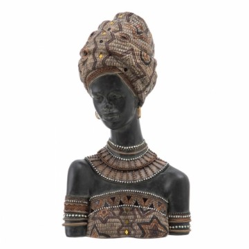 Bigbuy Home Dekoratīvās figūriņas 28,5 x 19 x 51 cm Āfrikas sieviete