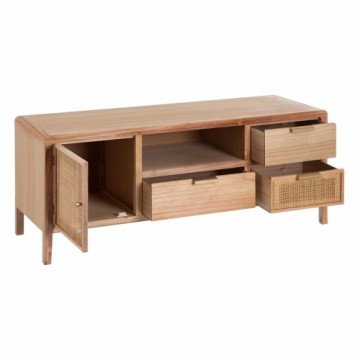 Bigbuy Home TV mēbeles HONEY 120 x 40 x 50 cm Dabisks Koks Rotangpalma