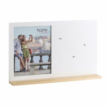 Bigbuy Home Foto rāmis 46,5 x 7 x 29,5 cm Koks Balts