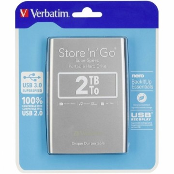 Ārējais cietais disks Verbatim Store 'n' Go  2 TB USB 3.0 HDD