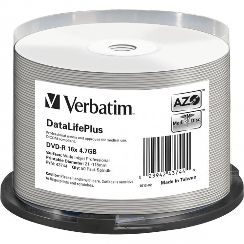 DVD-R Verbatim DataLifePlus 50 Daudzums image 1