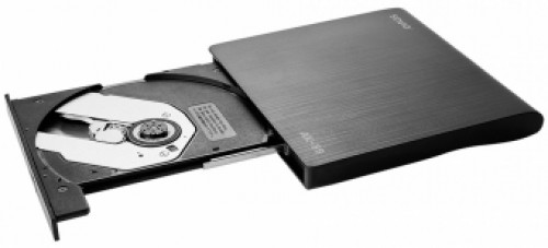 Ārējais diskdzinis Savio External Slim drive CD/DVD R/ RW – USB-C/ USB-A image 3
