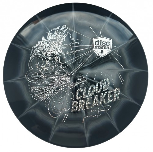 Discgolf DISCMANIA Putter LUX VAPOR Cloud Breaker April Jewels Black/White 2/3/0/1 image 2