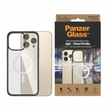 PanzerGlass  
       -  
       ClearCase with Black Frame MagSafe Compatible Apple, iPhone 14 Pro Max, Clear