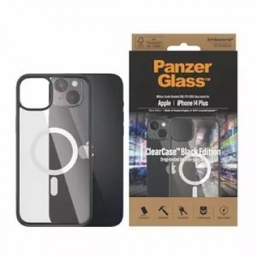 PanzerGlass  
       -  
       ClearCase with Black Frame MagSafe Compatible Apple, iPhone 14 Plus, Clear