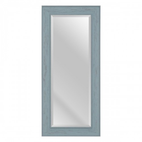 Bigbuy Home Sienas spogulis 56 x 2 x 126 cm Zils Koks image 1