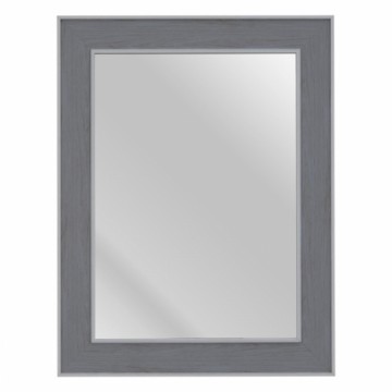 Bigbuy Home Sienas spogulis 66 x 2 x 86 cm Pelēks Koks Balts