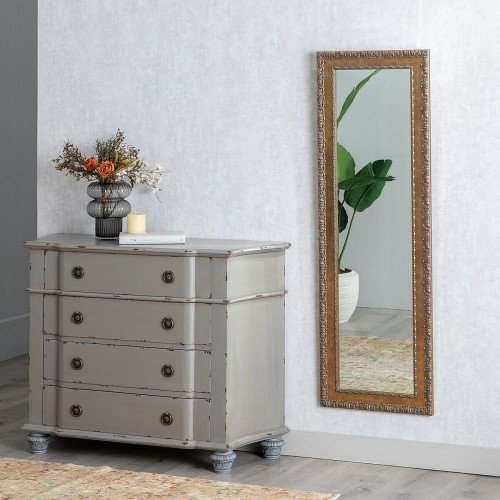 Bigbuy Home Sienas spogulis 42,5 x 3 x 132,5 cm Bronza DMF image 5