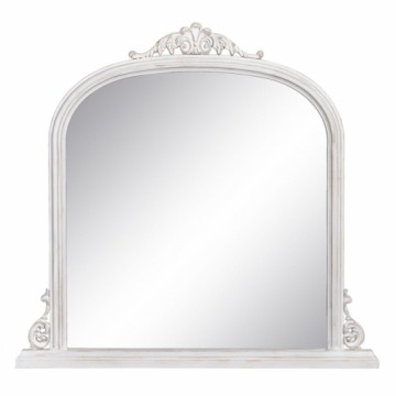 Bigbuy Home Sienas spogulis 103 x 5 x 108 cm Stikls Koks Balts