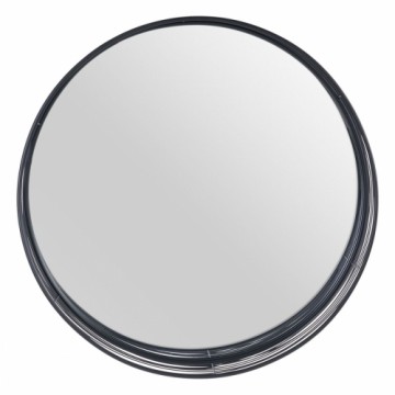Bigbuy Home Sienas spogulis 81 x 15,5 x 81 cm Melns Metāls