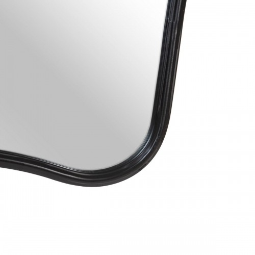 Bigbuy Home Sienas spogulis 68 x 2,5 x 147 cm Melns Metāls image 2