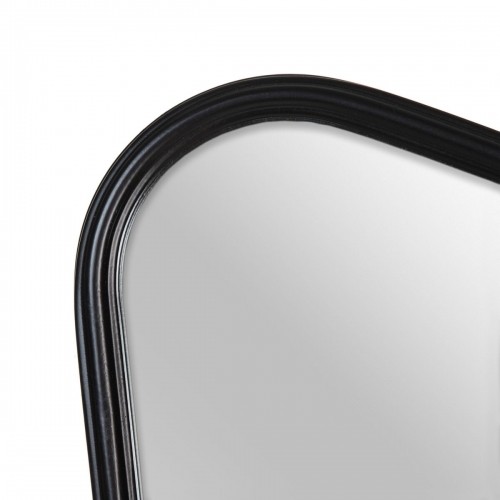 Bigbuy Home Sienas spogulis 68 x 2,5 x 147 cm Melns Metāls image 4
