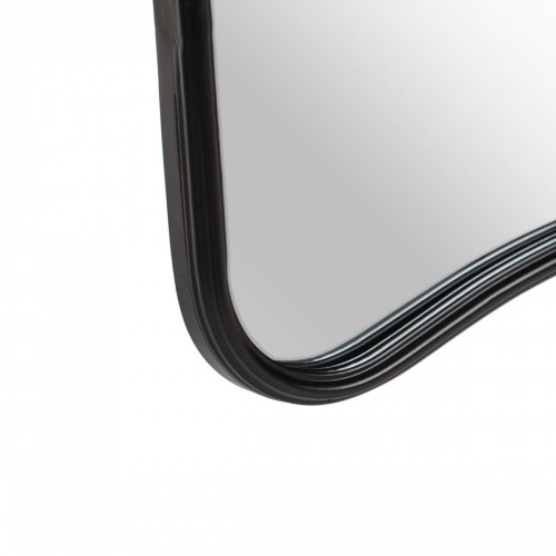 Bigbuy Home Sienas spogulis 68 x 2,5 x 147 cm Melns Metāls image 5
