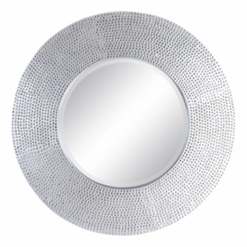 Bigbuy Home Настенное зеркало 87,6 x 6,6 x 87,6 cm Стеклянный Белый Полиуретан