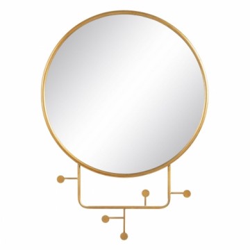 Bigbuy Home Sienas spogulis 76 x 6 x 104 cm Bronza Metāls