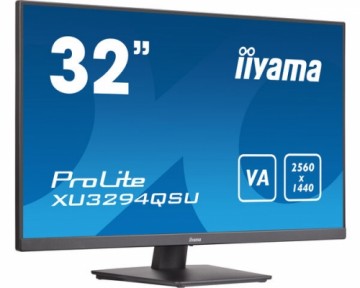 iiyama ProLite XU3294QSU-B1, LED monitor (80 cm (31.5 inches), black, QHD, IPS, 75 Hz, HDMI)
