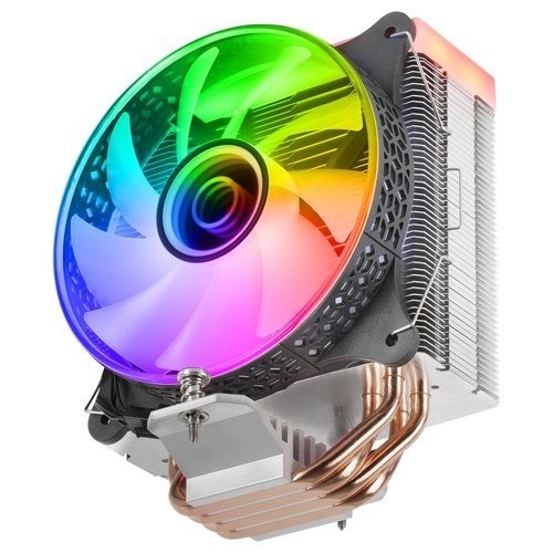 Mars Gaming MCPU-VR CPU Cooler Dual Infinity Mirror ARGB 180W 120mm Dzesētājs procesoram image 5