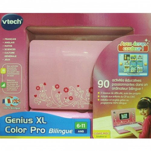 Портативный компьютер Vtech Genius XL Pro FR-EN Интерактивная игрушка + 6 Years image 2