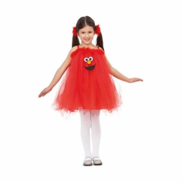 Svečana odjeća za djecu My Other Me Elmo Sesame Street Sarkans (2 Daudzums)