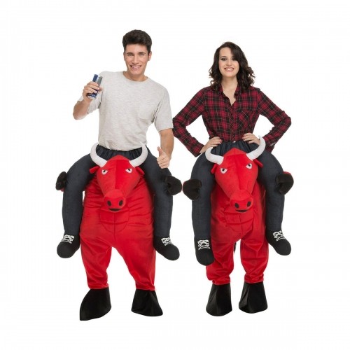 Маскарадные костюмы для взрослых My Other Me Ride-On Toro Красный Один размер image 4