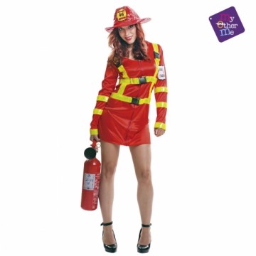 Маскарадные костюмы для взрослых My Other Me Красный Пожарник (2 Предметы)