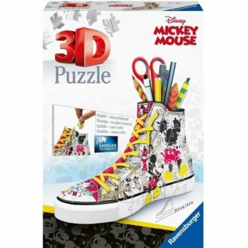 3D Puzle Ravensburger Sneaker Mickey Mouse (108 Daudzums)
