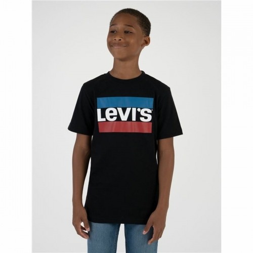 t-krekls Levi's Logo Jr  Melns image 3