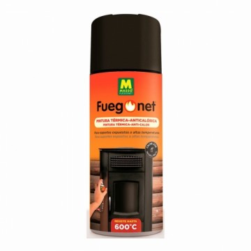 MassÓ Anti-heat paint Massó Fuegonet Spray Melns 400 ml