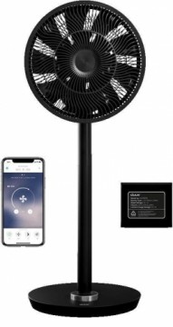 Duux  
         
       Smart Fan Whisper Flex Smart Black with Battery Pack Stand Fan, Timer, Number of speeds 26, 2-22 W, Oscillation, Diameter 34 cm, Black