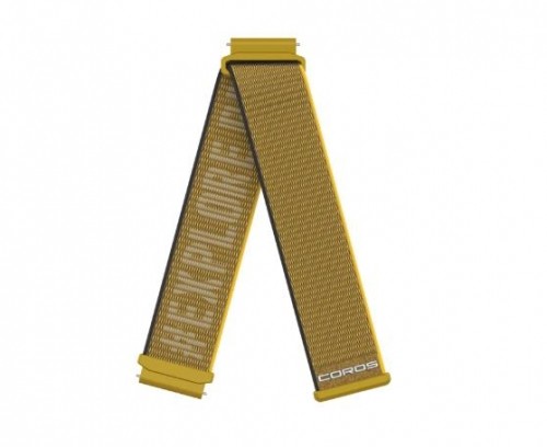 COROS 20mm Nylon Band - Yellow, APEX 2, PACE 2, APEX 42 image 1