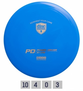 Discgolf DISCMANIA Distance Driver S-LINE PD blue 10/4/0/3