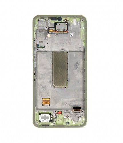 LCD display + Touch Unit + Front Cover Samsung A346B Galaxy A34 5G Awesome Lime (Service Pack) image 1