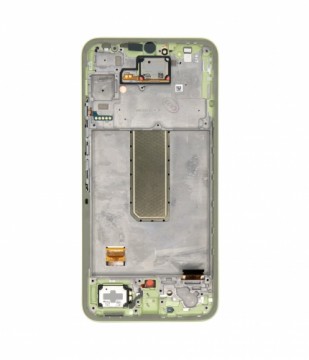 LCD display + Touch Unit + Front Cover Samsung A346B Galaxy A34 5G Awesome Lime (Service Pack)