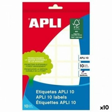 Self adhesive labels Apli 31 x 100 mm Белый 10 Листья (10 штук)